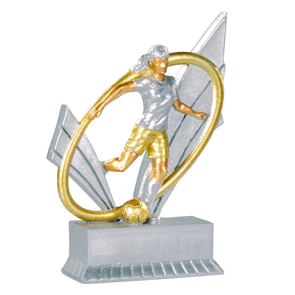 RESINA FUTBOL FEMENINO : 12 cm