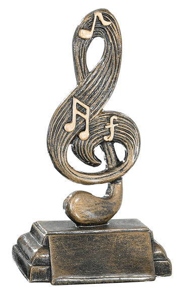 RESINA NOTA MUSICAL : 19 cm