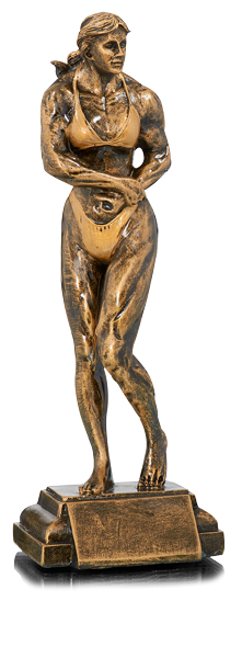 RESINA CULTURISMO FEMENINO : 27 cm