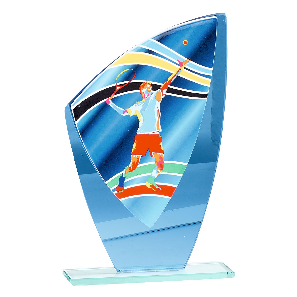 TROFEO DE CRISTAL / CERÁMICA TENIS : 24 cm