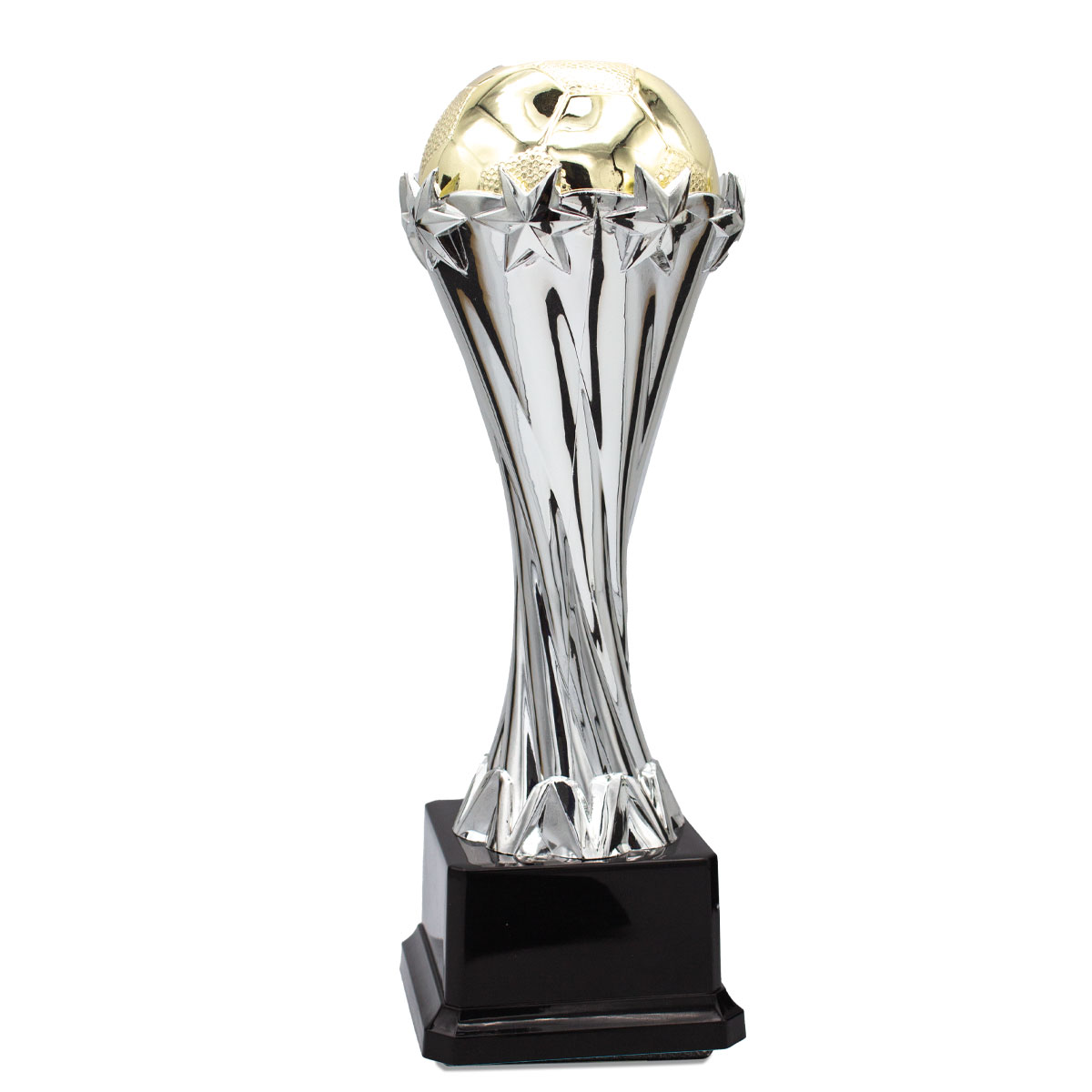 TROFEO FUTBOL ABS METALIZADO : 27 cm