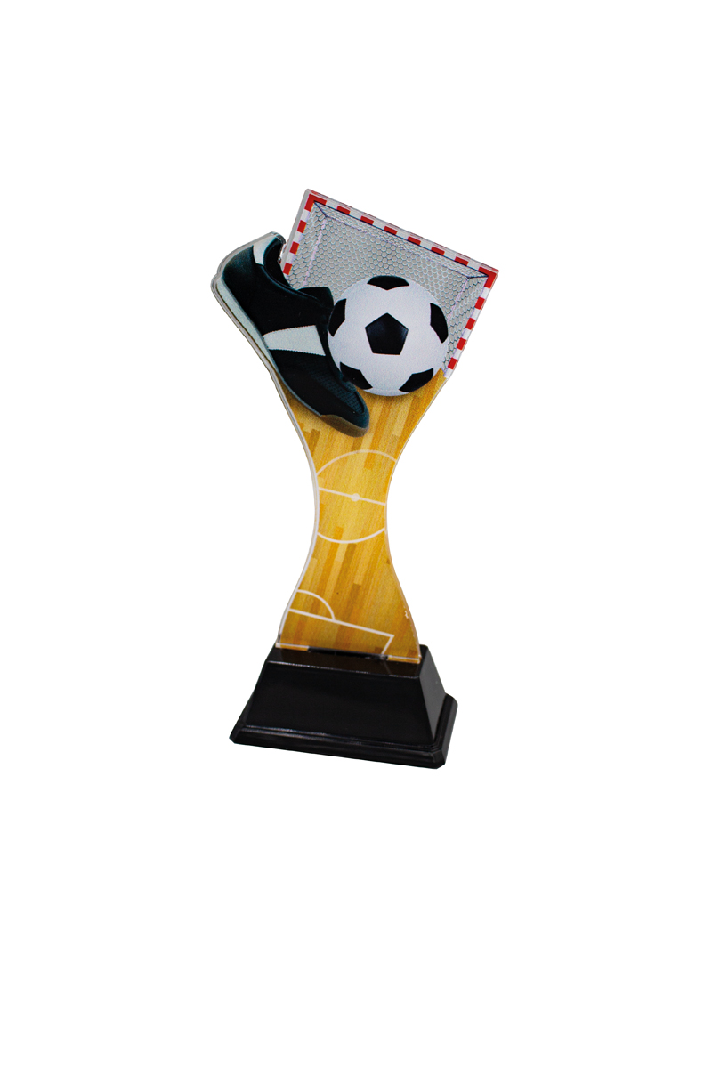 TROFEO METACRILATO FUTBOL SALA : 17 cm