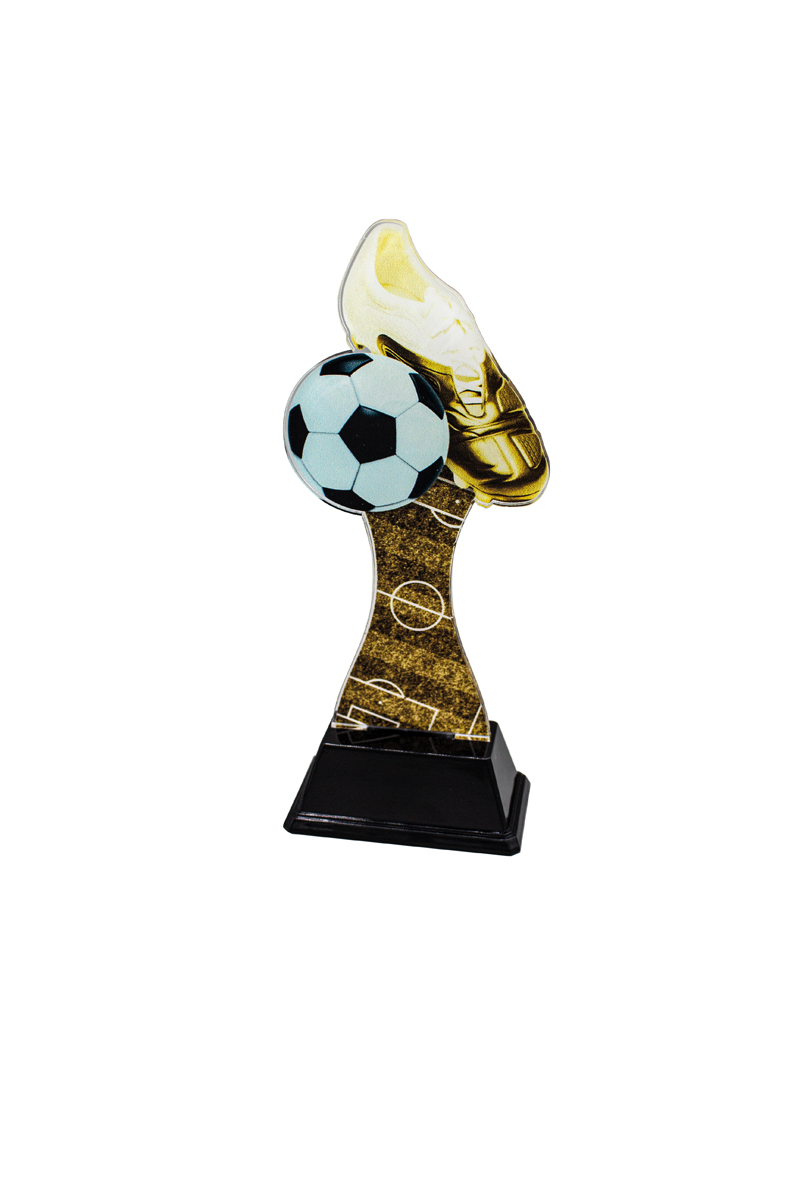 TROFEO METACRILATO FUTBOL SALA : 17 cm