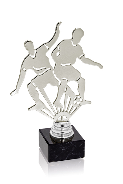 TROFEO METAL FUTBOL : 22 cm