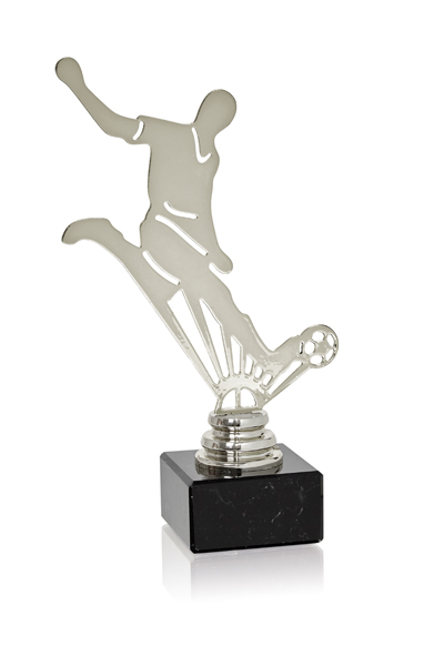 TROFEO METAL FUTBOL : 21 cm